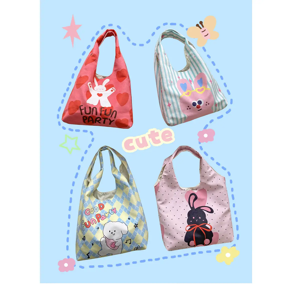 Cute Cartoon Shoulder Bags for College Students — feature 2