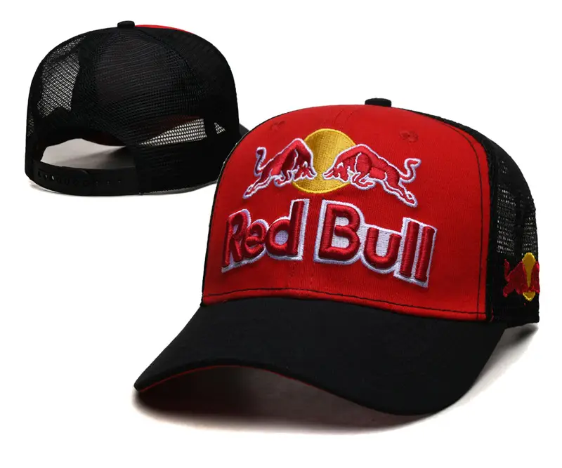 New Cross-Border Racing Cap Red Bull Car F1 Baseball Cap Hip-Hop Skateboard Cap Rock Hip-Hop Back Mesh Peaked Cap — feature 18