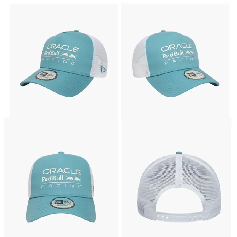 New Cross-Border Racing Cap Red Bull Car F1 Baseball Cap Hip-Hop Skateboard Cap Rock Hip-Hop Back Mesh Peaked Cap