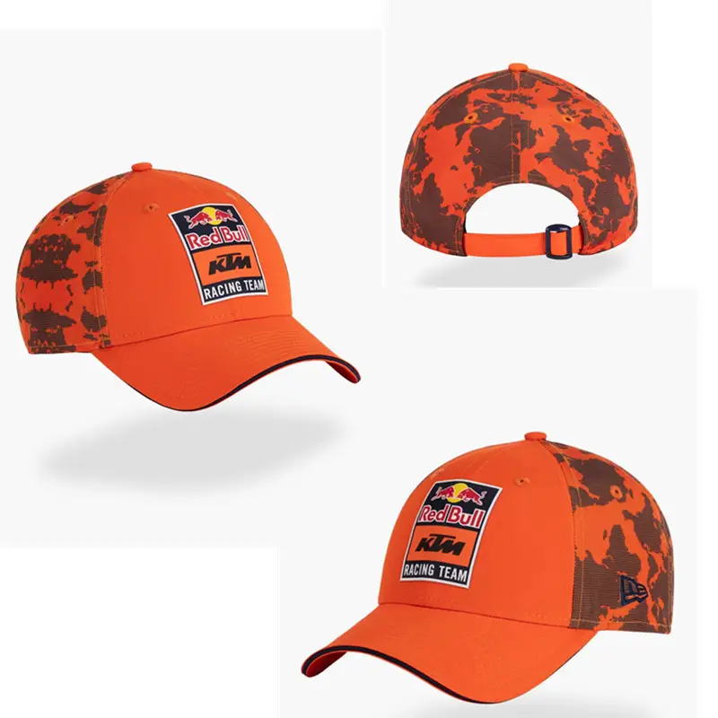 New Cross-Border Racing Cap Red Bull Car F1 Baseball Cap Hip-Hop Skateboard Cap Rock Hip-Hop Back Mesh Peaked Cap