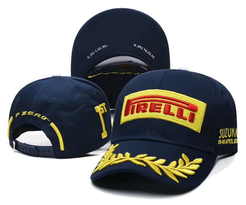 New Cross-Border Racing Cap Red Bull Car F1 Baseball Cap Hip-Hop Skateboard Cap Rock Hip-Hop Back Mesh Peaked Cap