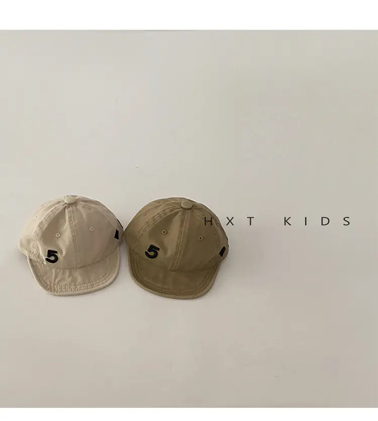 Baby Soft Brim Cap Sunshade Hat with Embroidered Design — feature 5
