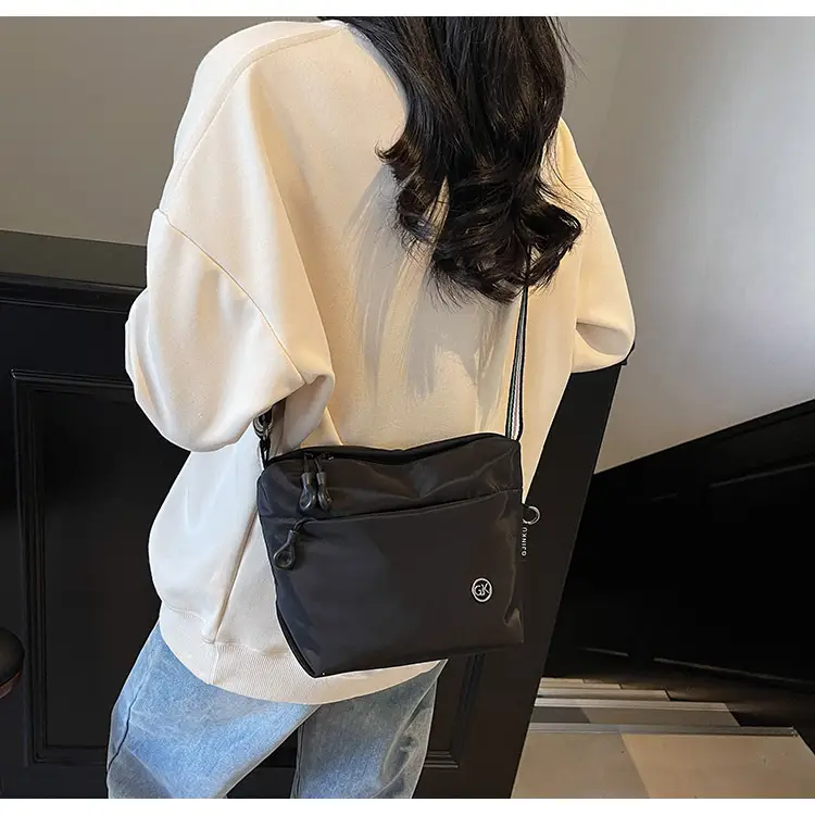 Women's Green Crossbody Bag with Rainbow Strap — feature 41