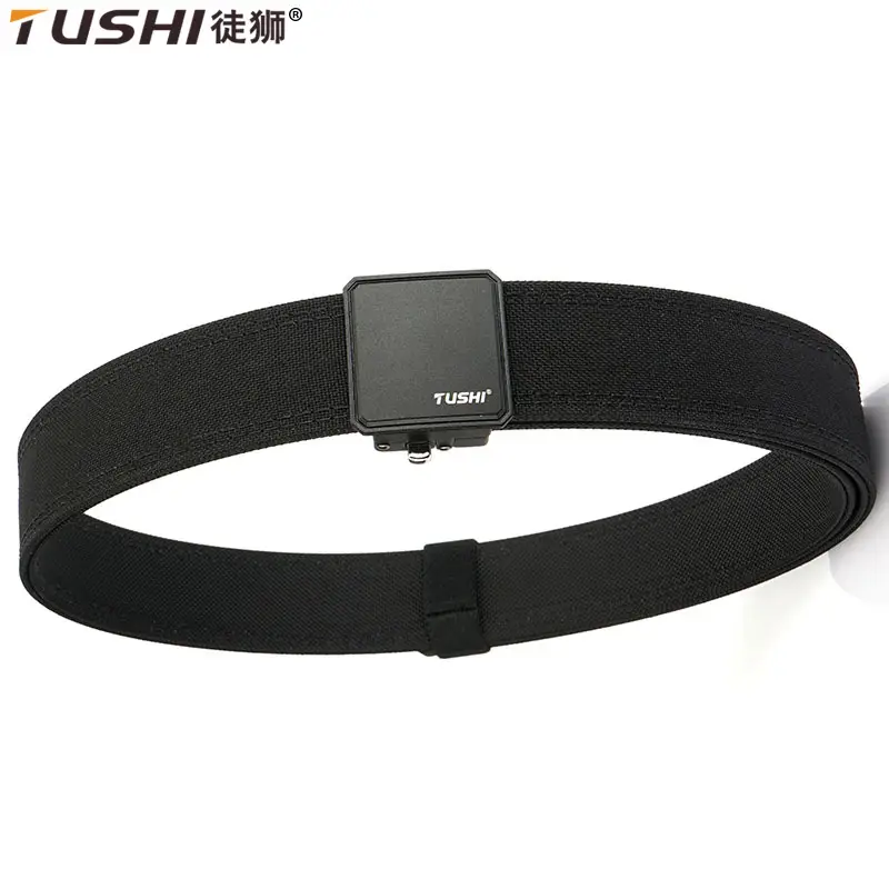 Men's Black Dual-Purpose Belt with Automatic Buckle - Image 8
