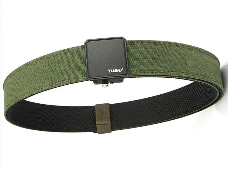 Men's Black Dual-Purpose Belt with Automatic Buckle — feature 21