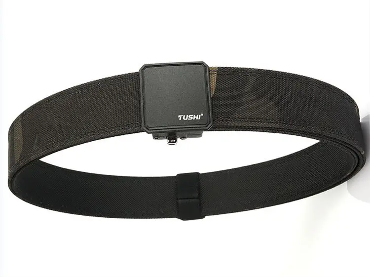 Men's Black Dual-Purpose Belt with Automatic Buckle — feature 24