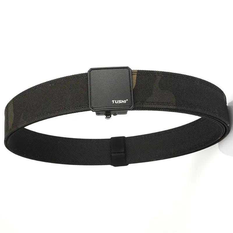 Men's Black Dual-Purpose Belt with Automatic Buckle - Image 7