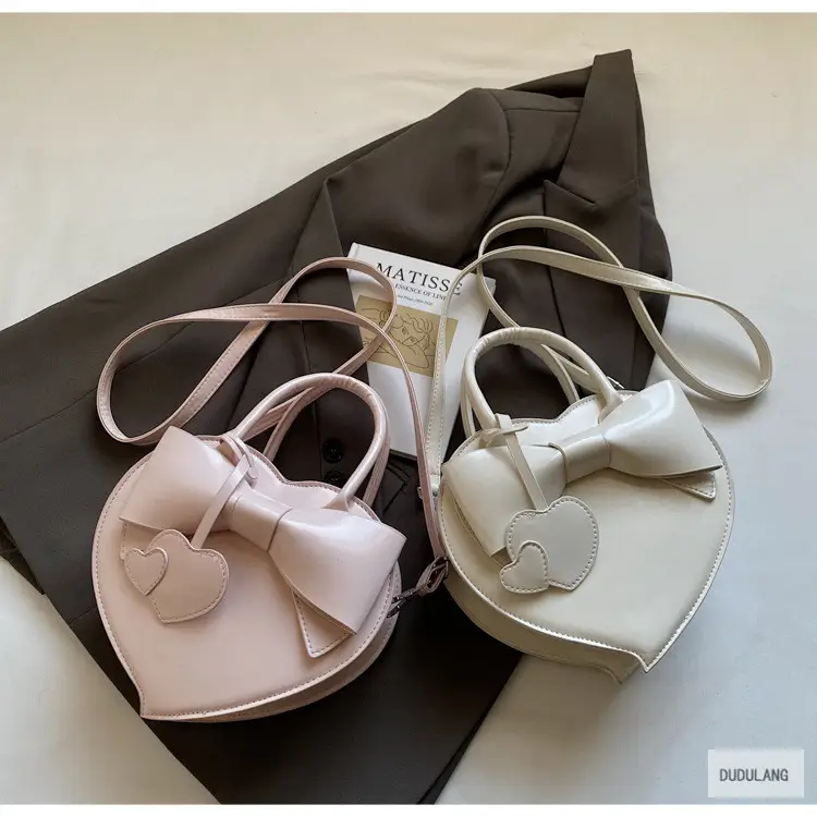 Heart-Shaped Bowknot Shoulder Bag for Women — feature 15