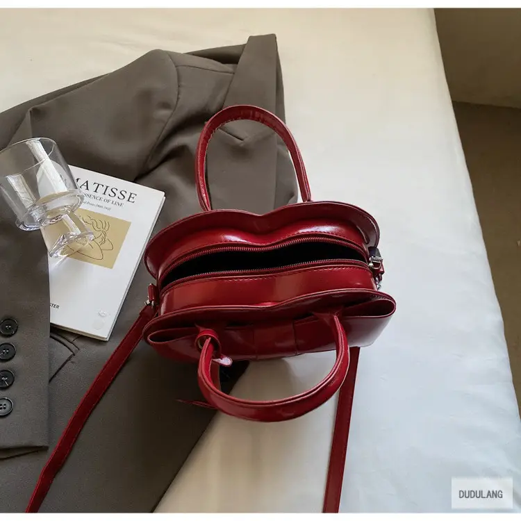 Heart-Shaped Bowknot Shoulder Bag for Women — feature 17