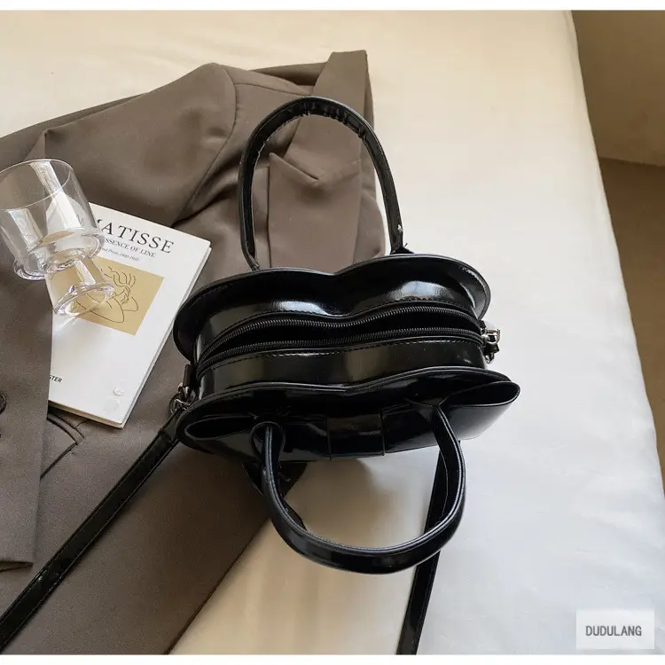 Heart-Shaped Bowknot Shoulder Bag for Women — feature 22