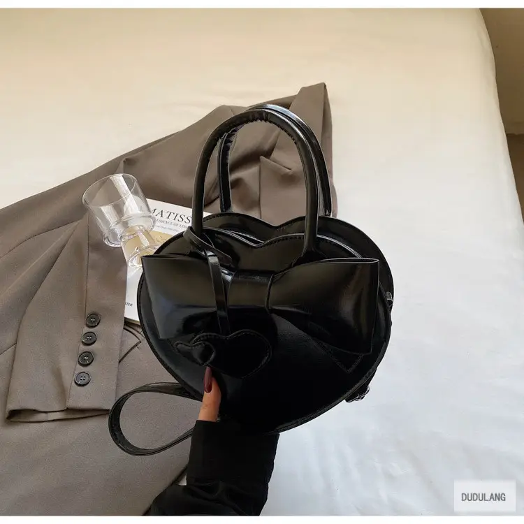 Heart-Shaped Bowknot Shoulder Bag for Women — feature 23