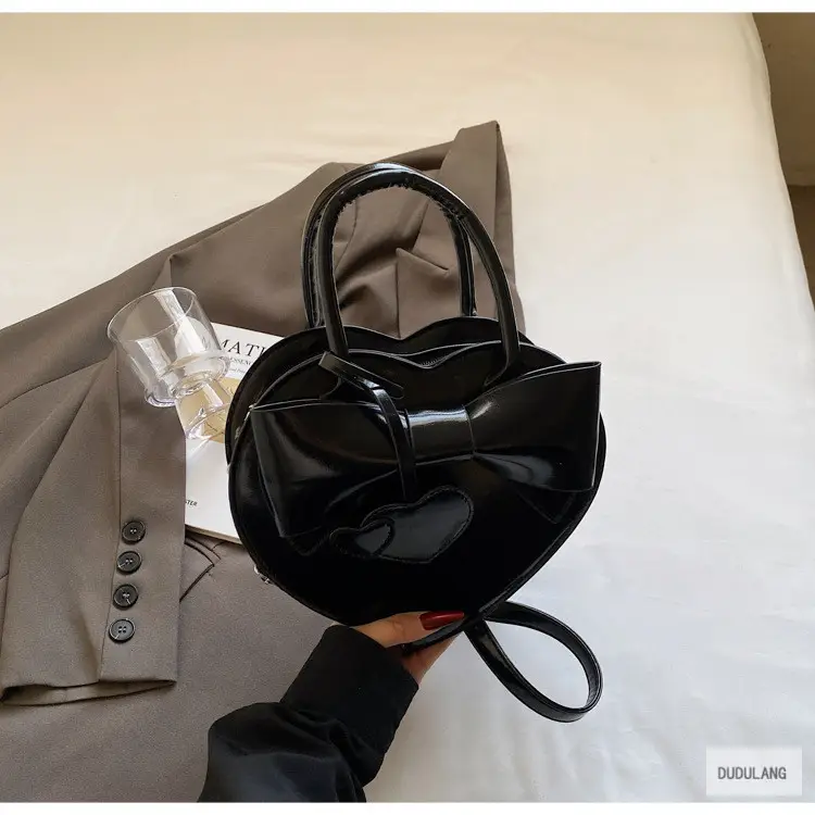 Heart-Shaped Bowknot Shoulder Bag for Women — feature 24