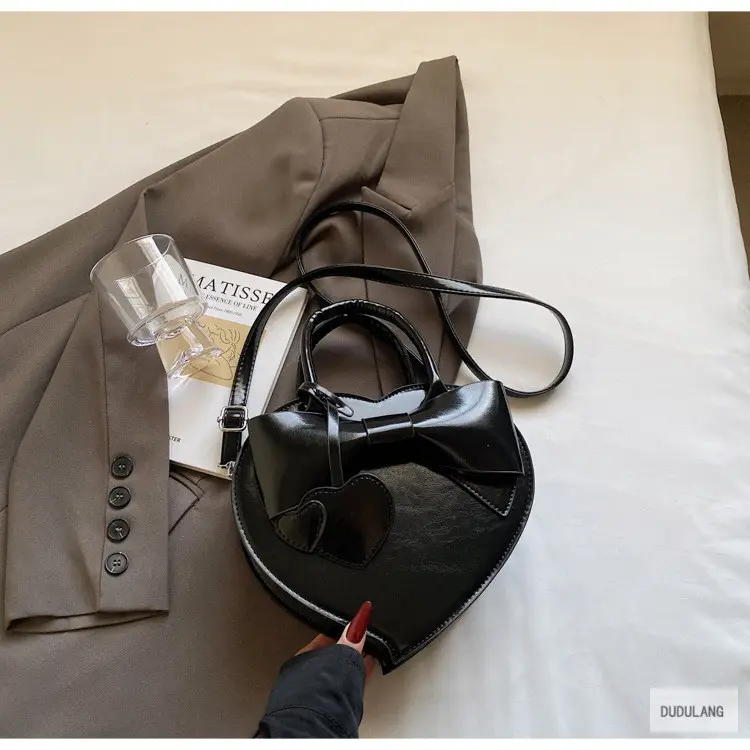 Heart-Shaped Bowknot Shoulder Bag for Women — feature 26