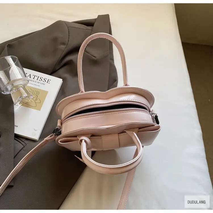 Heart-Shaped Bowknot Shoulder Bag for Women — feature 27