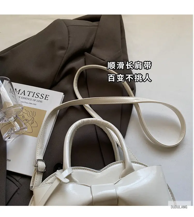 Heart-Shaped Bowknot Shoulder Bag for Women — feature 3