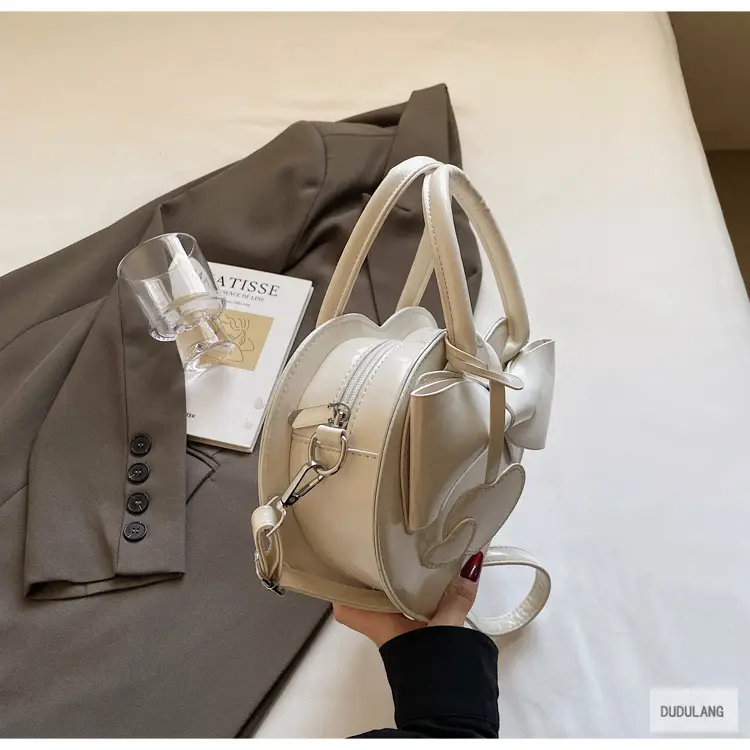 Heart-Shaped Bowknot Shoulder Bag for Women — feature 36