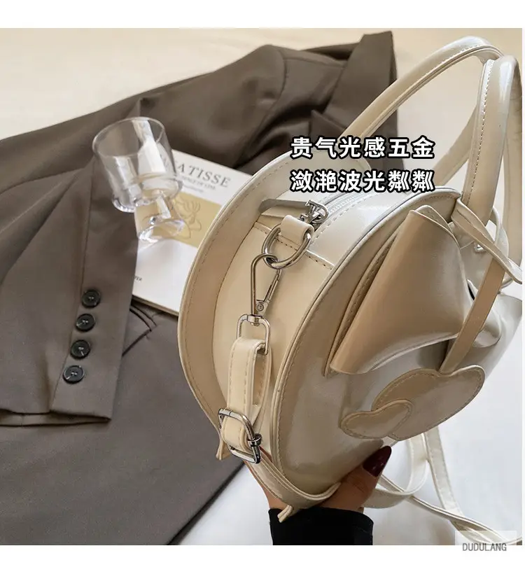 Heart-Shaped Bowknot Shoulder Bag for Women — feature 4