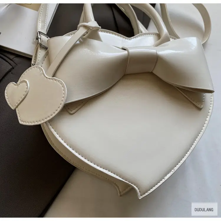 Heart-Shaped Bowknot Shoulder Bag for Women — feature 40