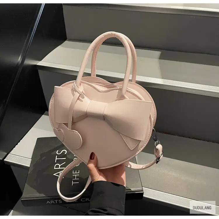 Heart-Shaped Bowknot Shoulder Bag for Women — feature 44