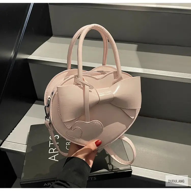 Heart-Shaped Bowknot Shoulder Bag for Women — feature 45