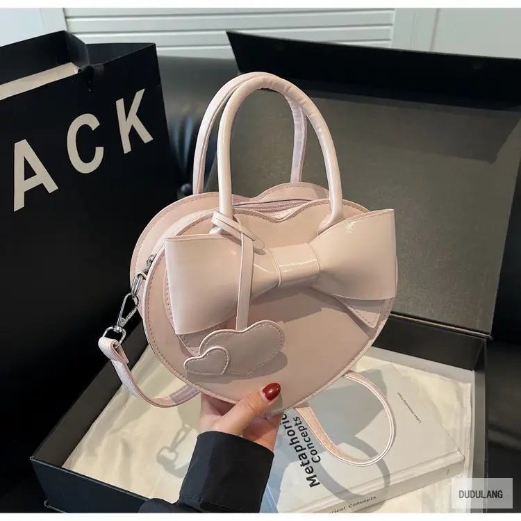 Heart-Shaped Bowknot Shoulder Bag for Women — feature 46