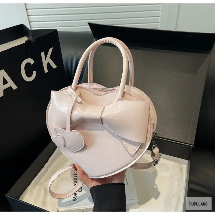 Heart-Shaped Bowknot Shoulder Bag for Women — feature 47