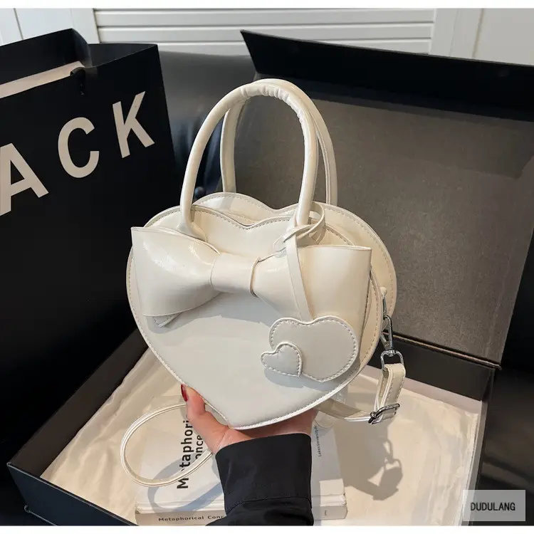 Heart-Shaped Bowknot Shoulder Bag for Women — feature 48