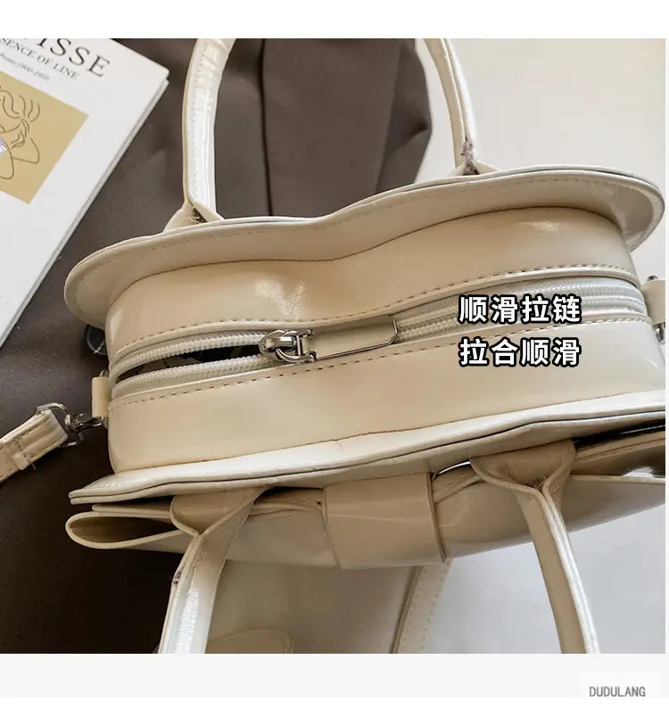 Heart-Shaped Bowknot Shoulder Bag for Women — feature 5