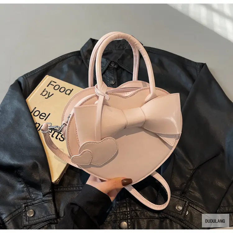 Heart-Shaped Bowknot Shoulder Bag for Women — feature 52