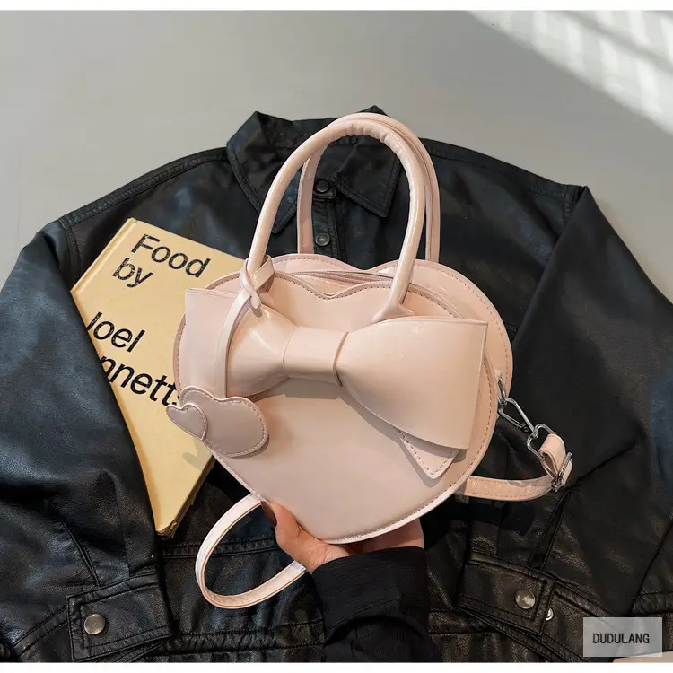 Heart-Shaped Bowknot Shoulder Bag for Women — feature 53