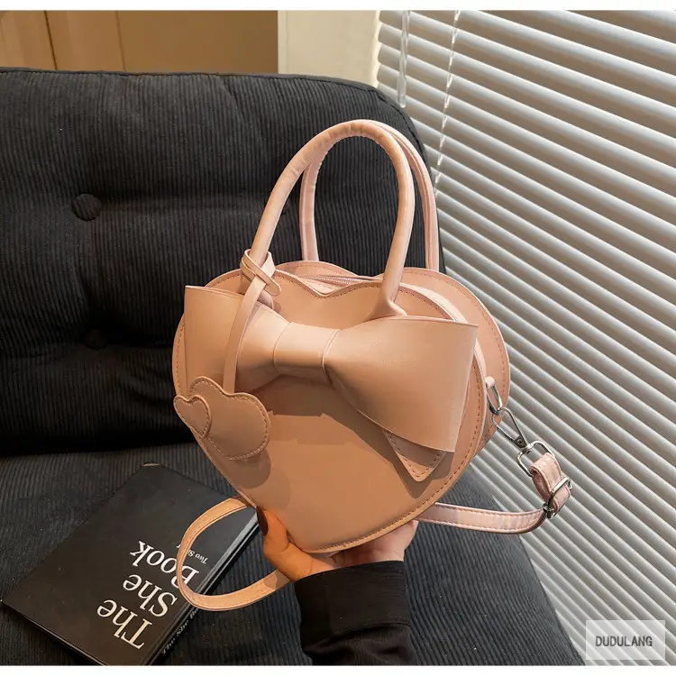 Heart-Shaped Bowknot Shoulder Bag for Women — feature 54