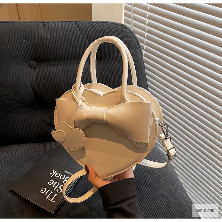 Heart-Shaped Bowknot Shoulder Bag for Women — feature 57