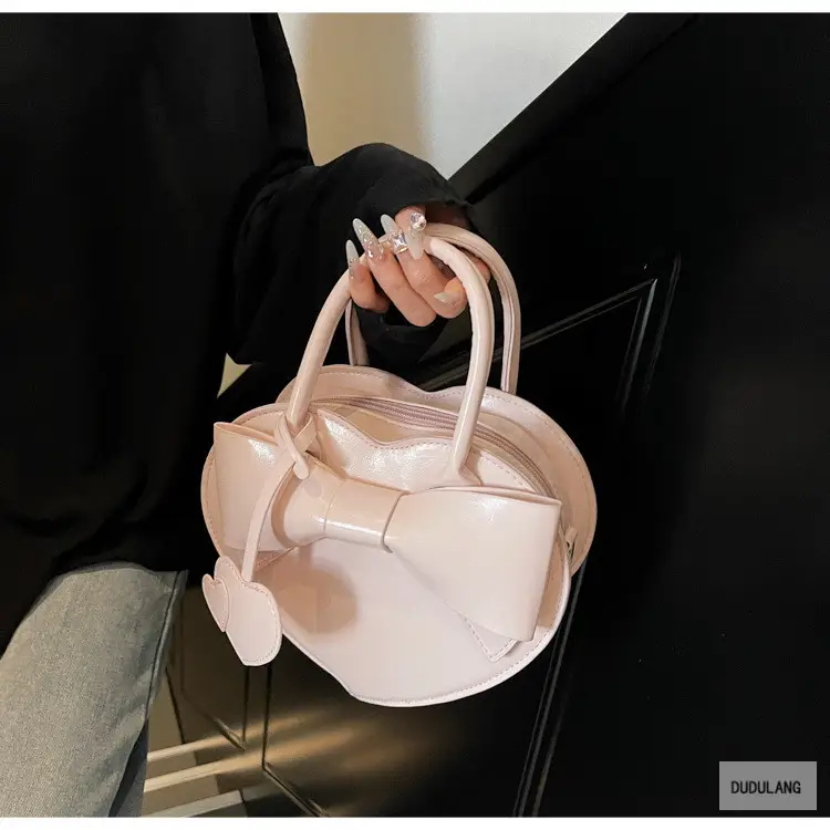 Heart-Shaped Bowknot Shoulder Bag for Women — feature 62