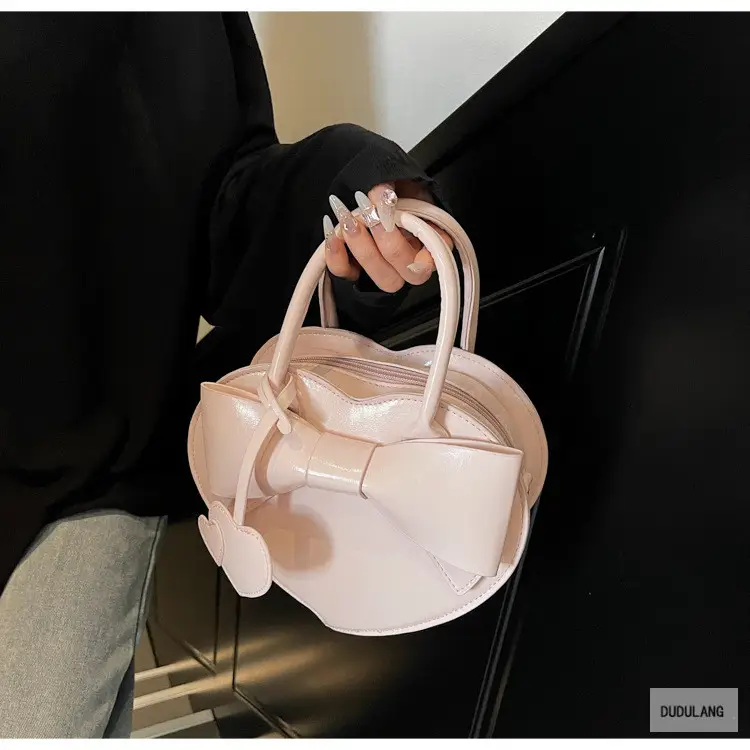 Heart-Shaped Bowknot Shoulder Bag for Women — feature 63