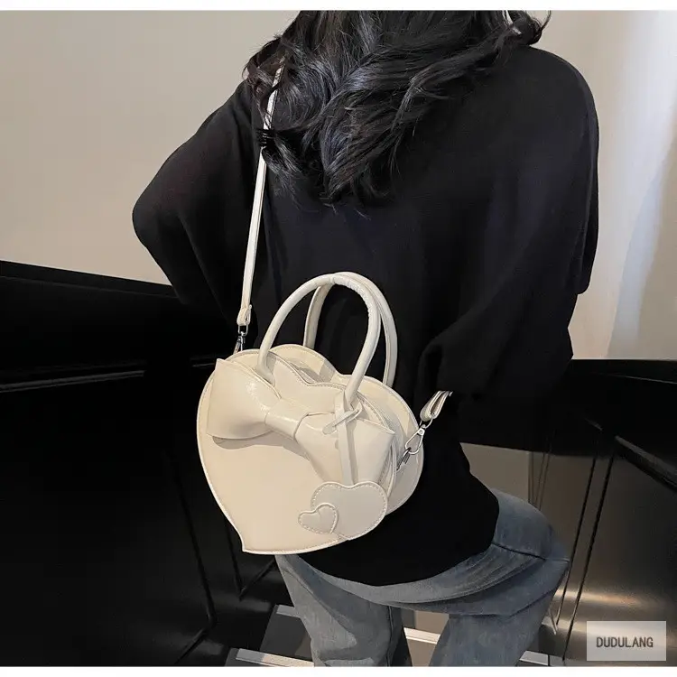 Heart-Shaped Bowknot Shoulder Bag for Women — feature 66