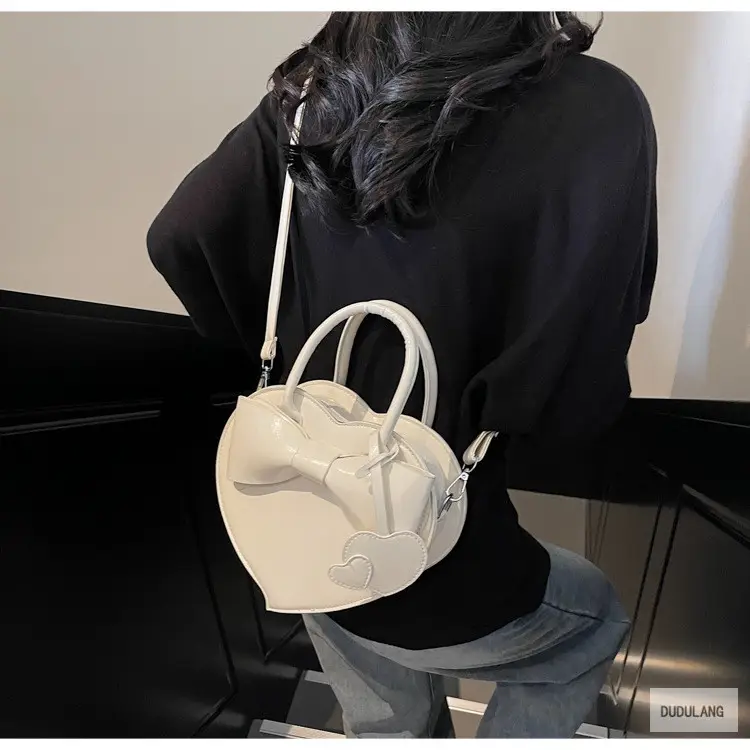 Heart-Shaped Bowknot Shoulder Bag for Women — feature 67