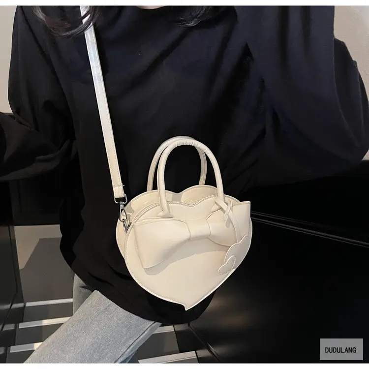 Heart-Shaped Bowknot Shoulder Bag for Women — feature 68