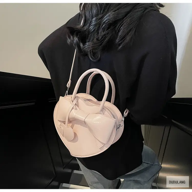 Heart-Shaped Bowknot Shoulder Bag for Women — feature 73
