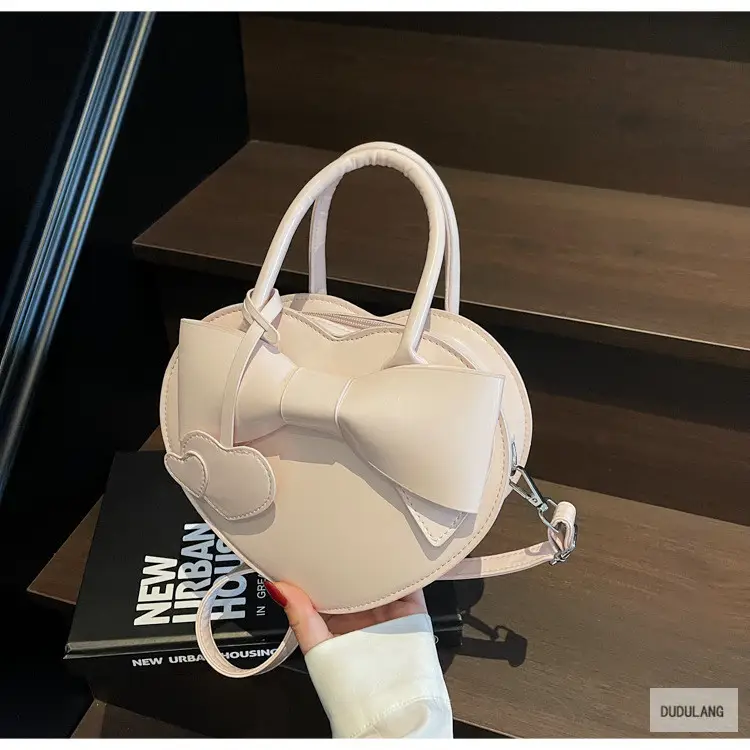 Heart-Shaped Bowknot Shoulder Bag for Women — feature 77