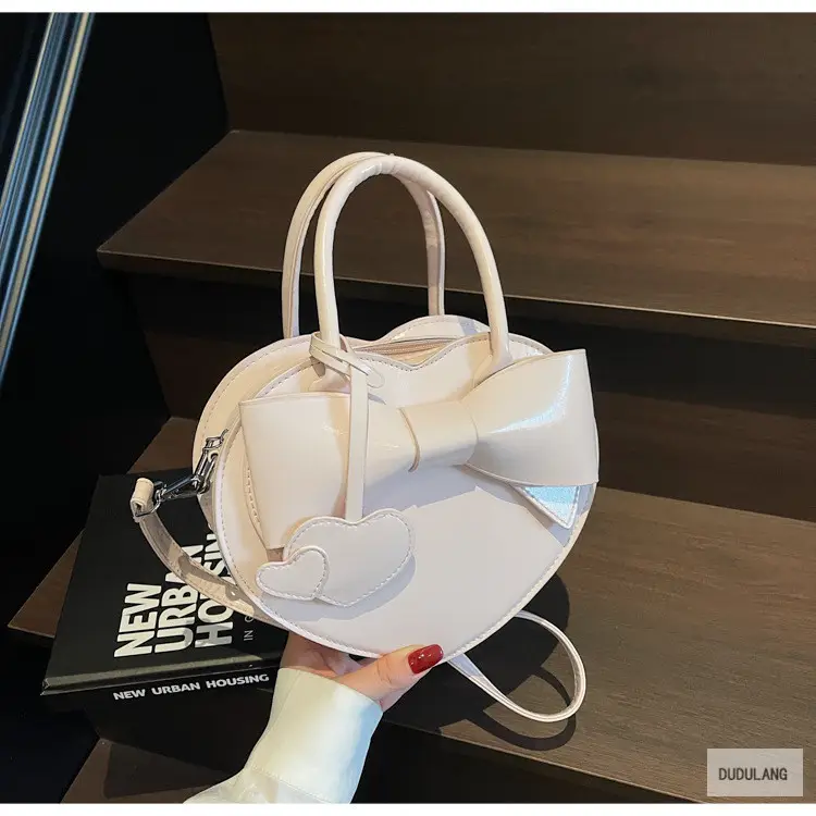 Heart-Shaped Bowknot Shoulder Bag for Women — feature 78