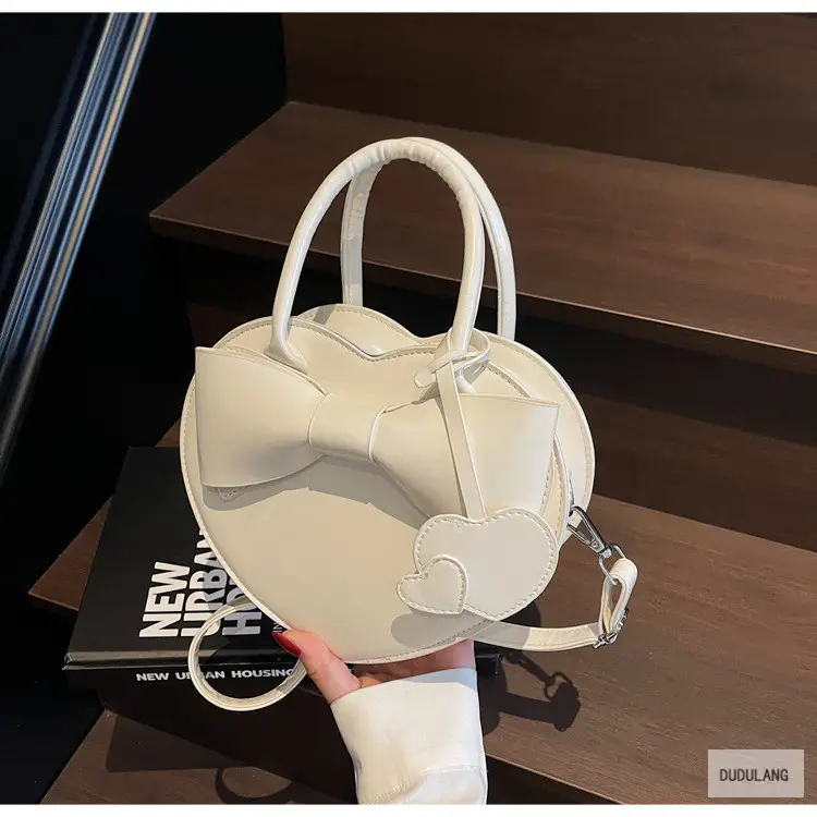 Heart-Shaped Bowknot Shoulder Bag for Women — feature 79