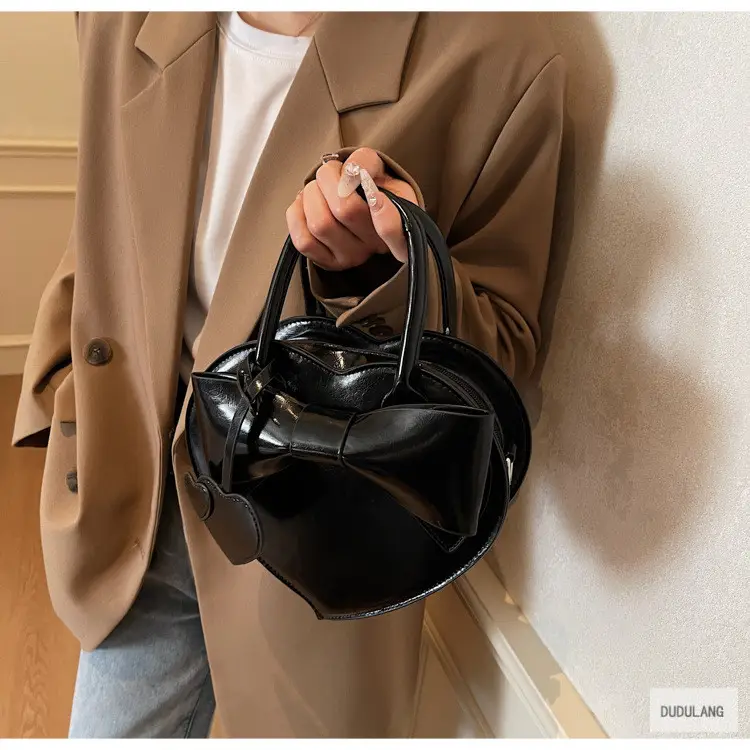 Heart-Shaped Bowknot Shoulder Bag for Women — feature 83