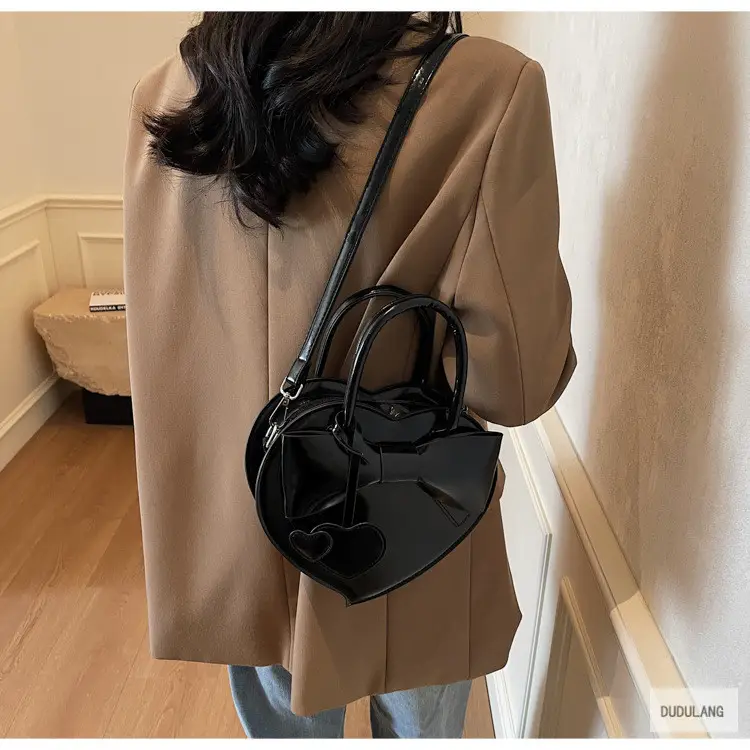 Heart-Shaped Bowknot Shoulder Bag for Women — feature 84