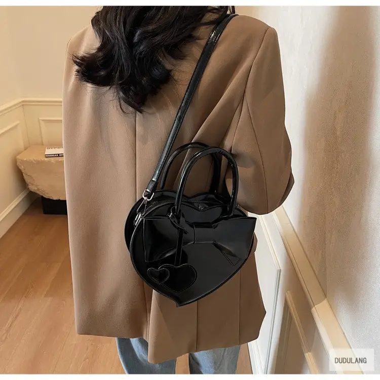 Heart-Shaped Bowknot Shoulder Bag for Women — feature 85