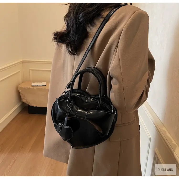 Heart-Shaped Bowknot Shoulder Bag for Women — feature 87