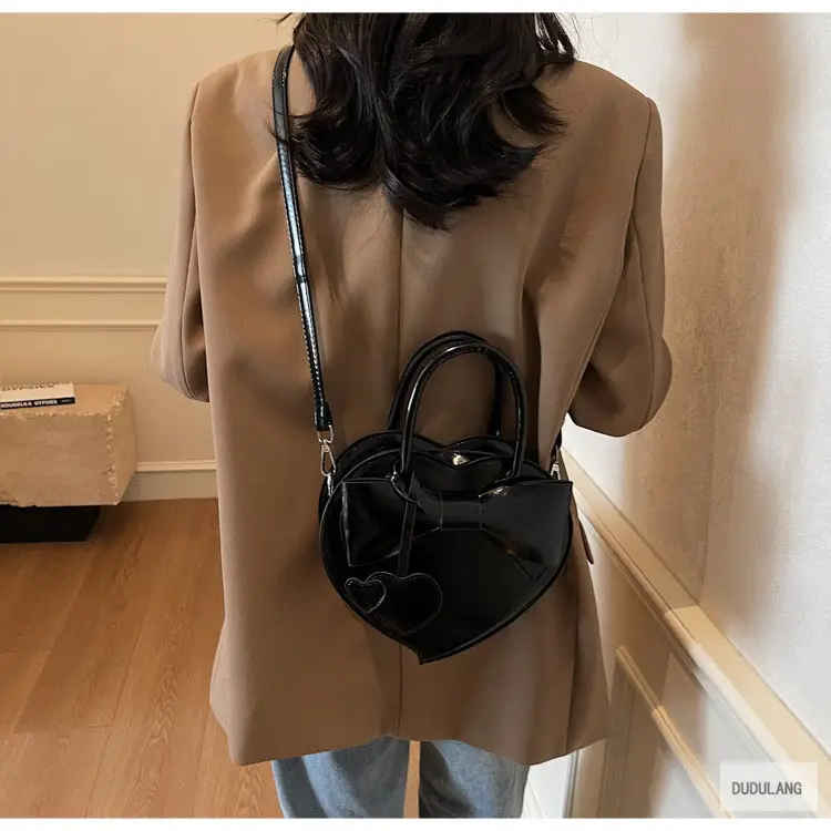 Heart-Shaped Bowknot Shoulder Bag for Women — feature 88