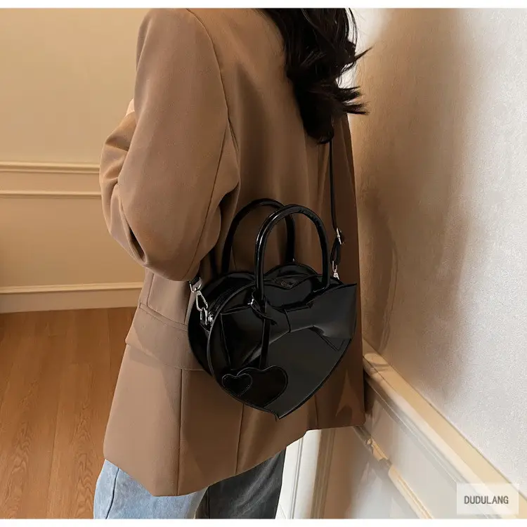 Heart-Shaped Bowknot Shoulder Bag for Women — feature 90