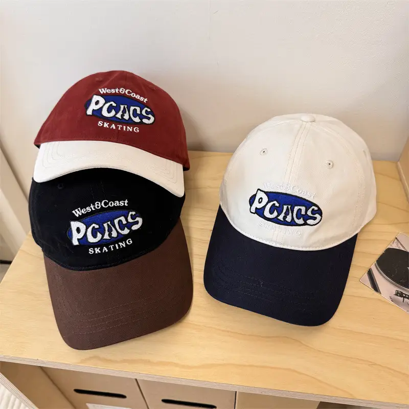 American College Cap Set of 3 Retro Colors - Image 4