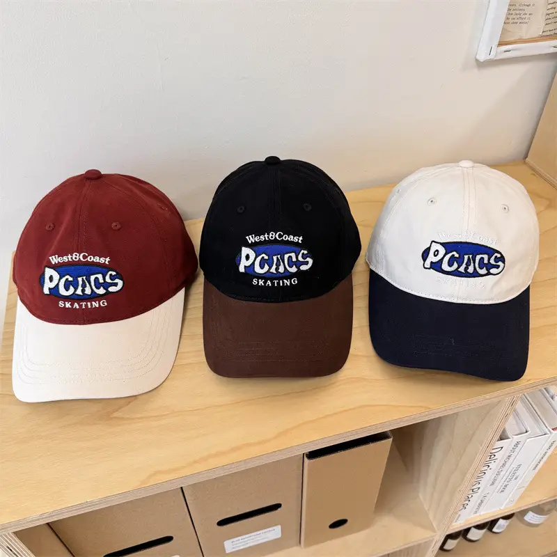 American College Cap Set of 3 Retro Colors - Image 5