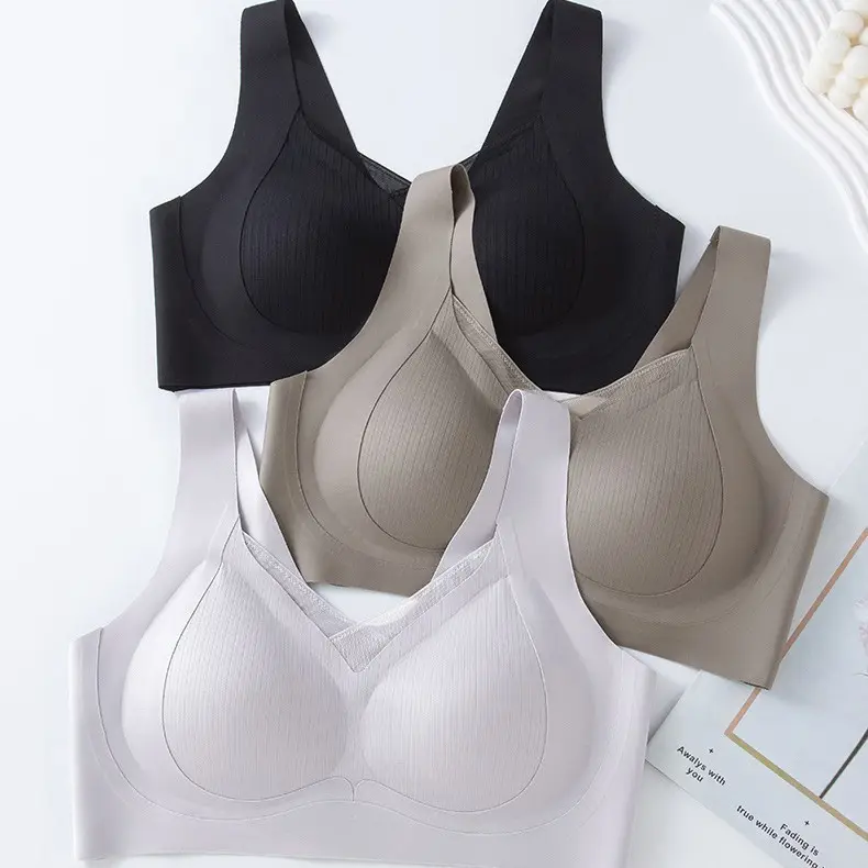 Seamless Pull-Up Bra Large Size Lace Intimates - Image 9